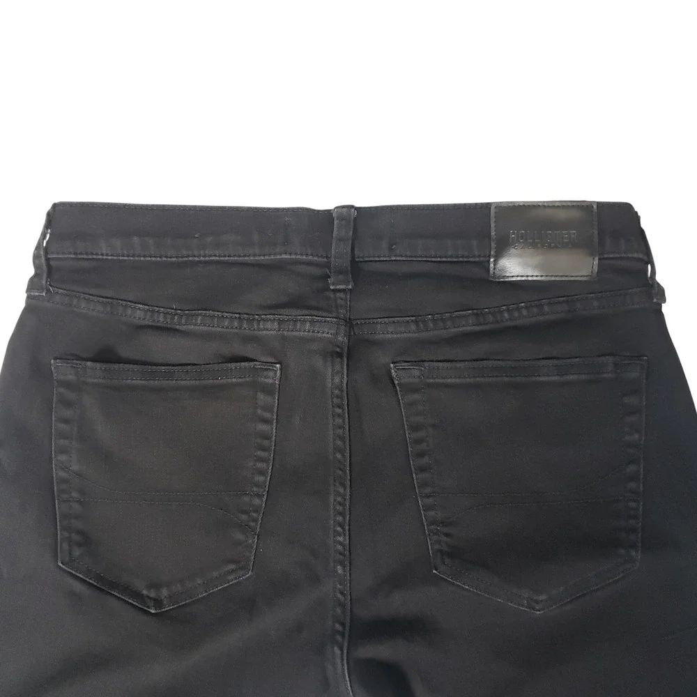 Hollister Mens Stacked Skinny Advanced Stretch Black Jeans 34x32 Denim Pants
